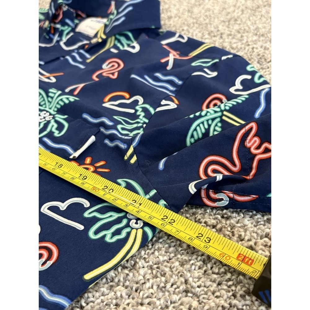 Chubbies The Neon Light Performance Polo Shirt Men's Medium Flamingo Martini - Picture 7 of 7